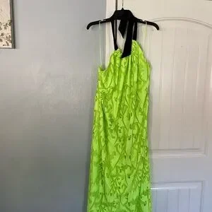 green emerald velvet dress Topshop Embroidered Midi Dress Ivory